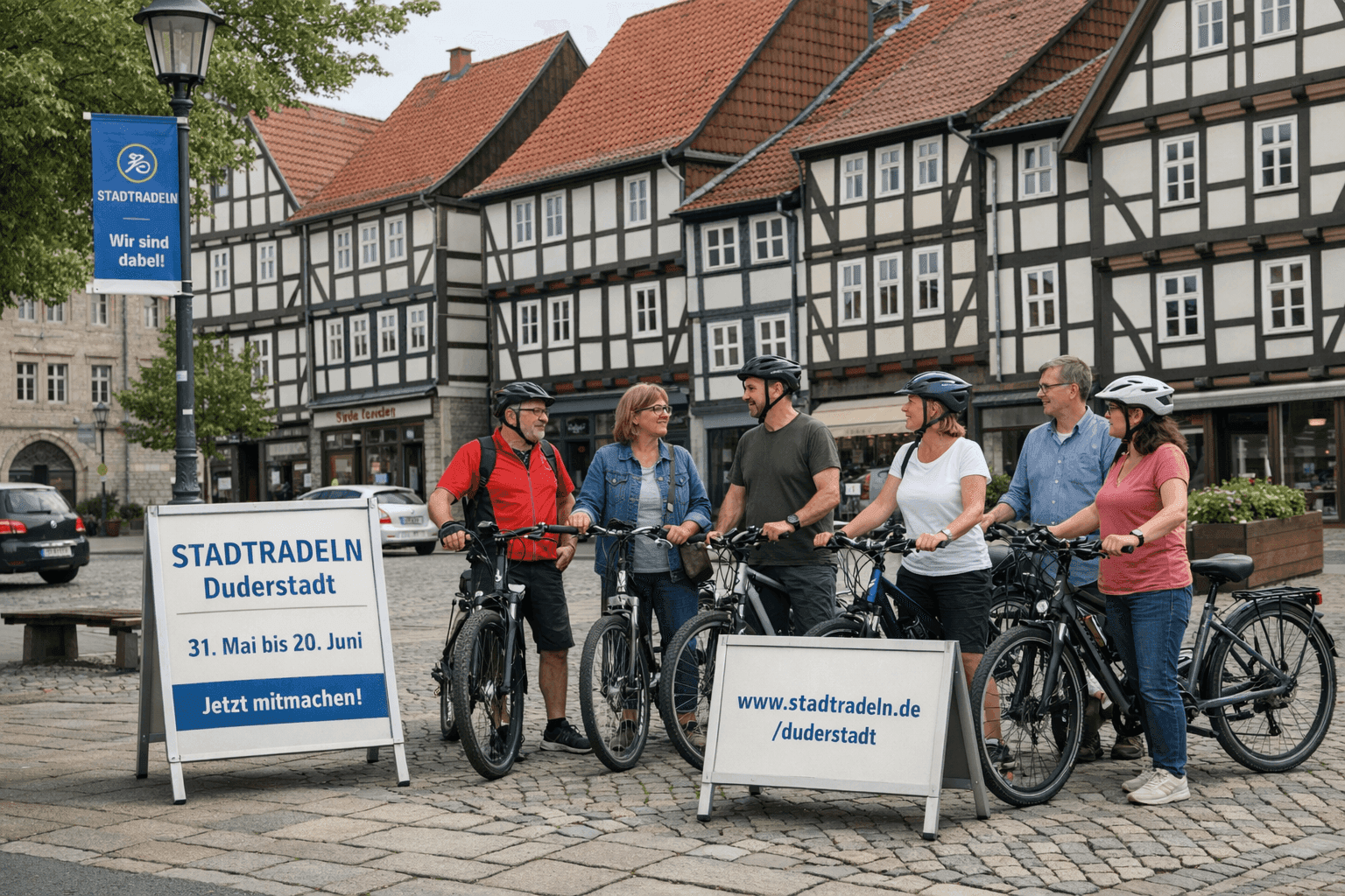 Duderstadt tritt wieder fürs Stadtradeln an