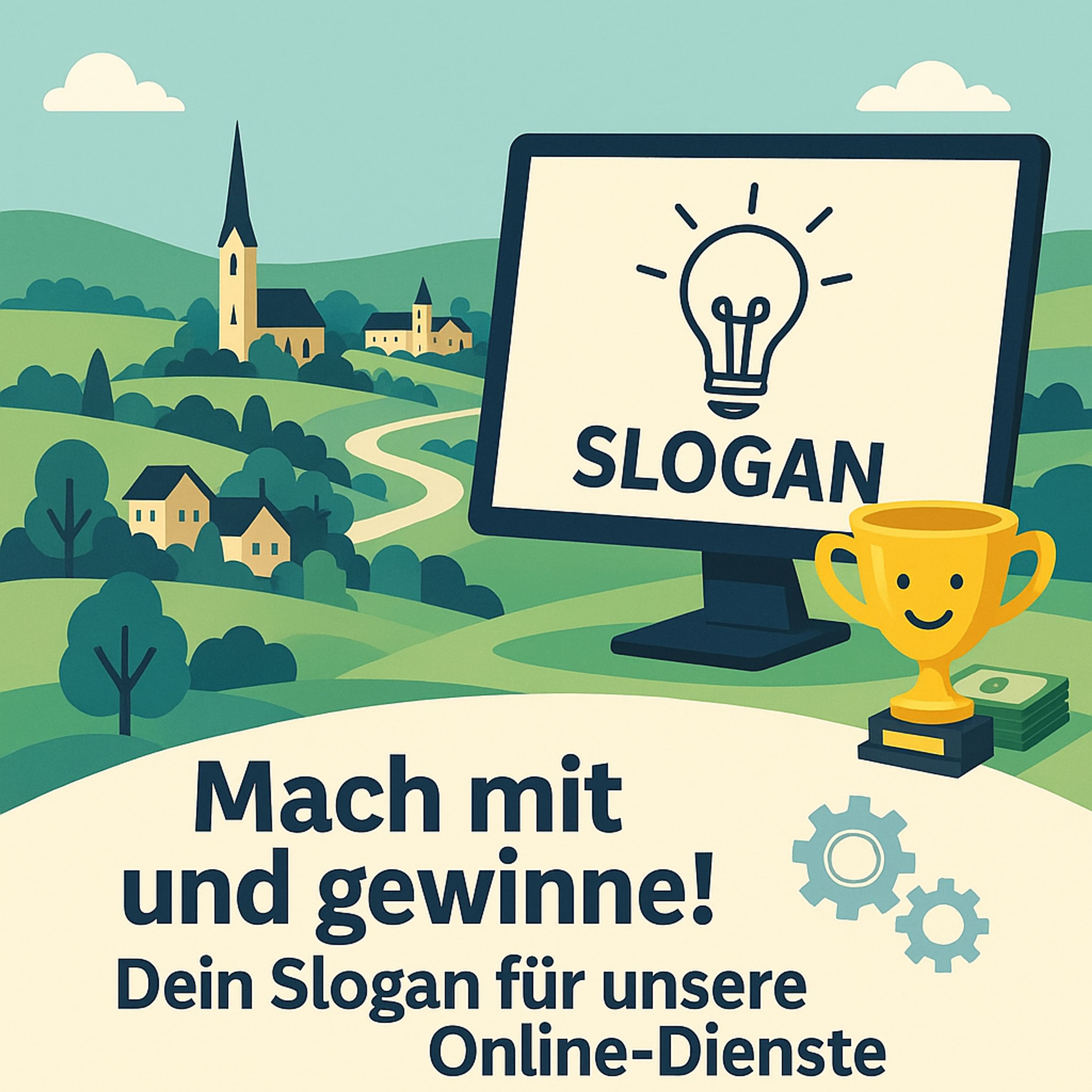Kreativwettbewerb startet: Slogan für digitale Dienste gesucht