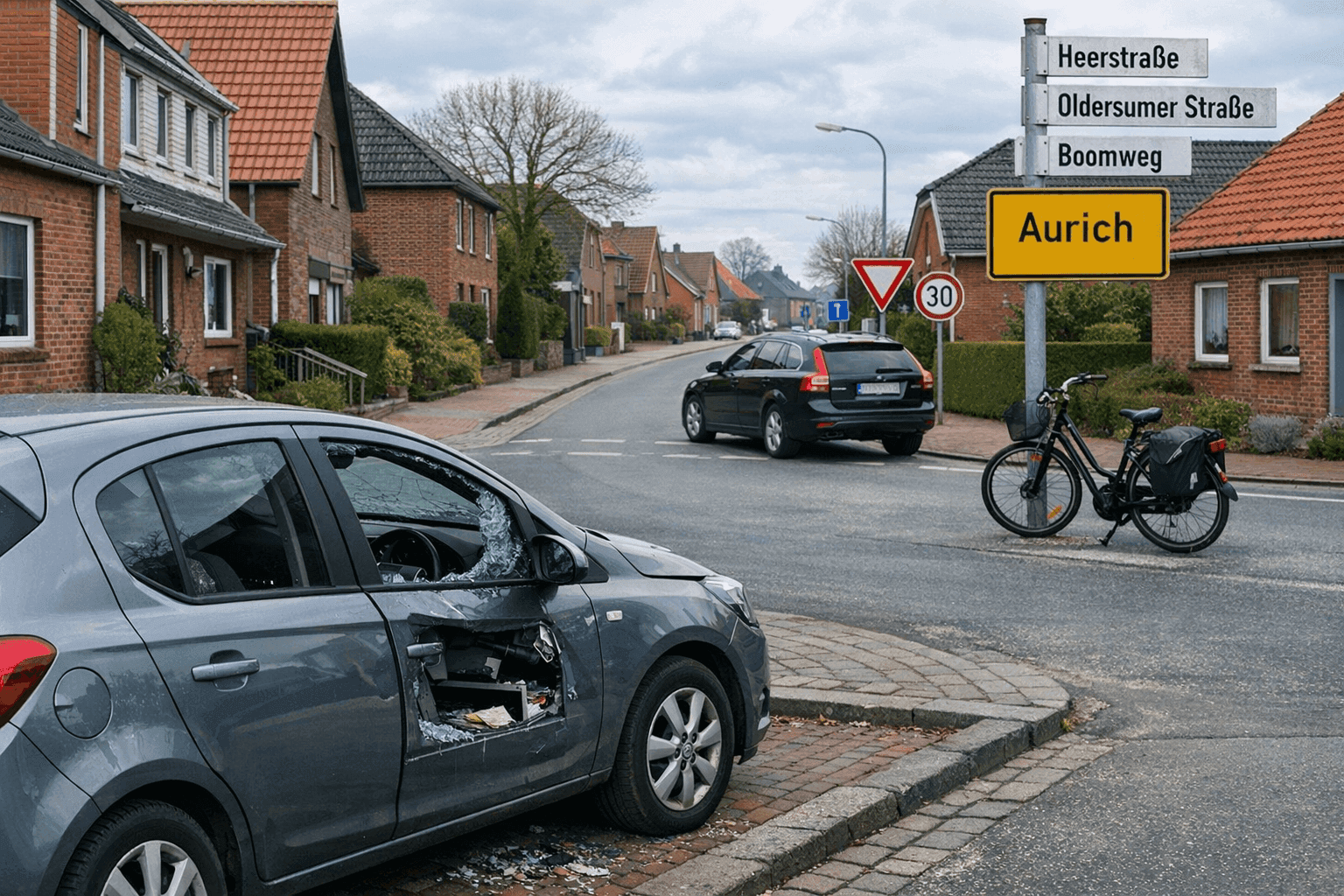 Kurzmitteilung: Auto aufgebrochen, mehrere Unfälle im Kreis Aurich