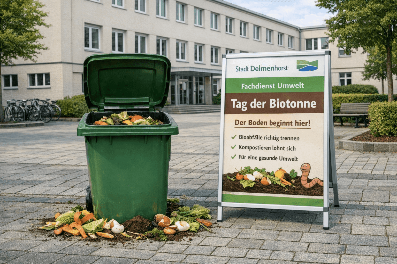 Kurzmitteilung: Tag der Biotonne: Delmenhorst wirbt für saubere Bioabfälle