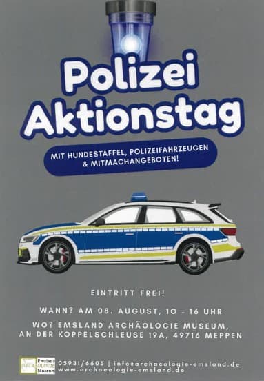 POL-EL: Großer Aktionstag der Polizei am "Emsland Archäologiemuseum"