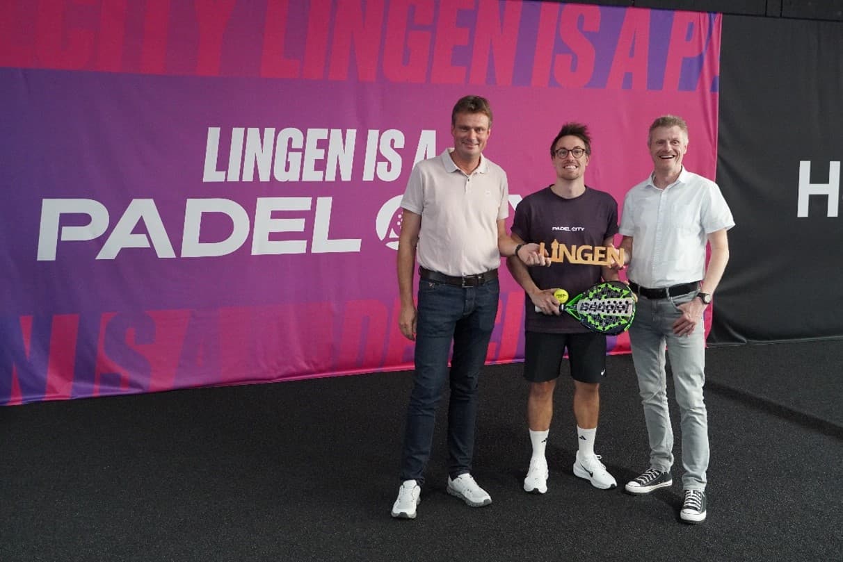 Padel in Lingen: Konzeptbesuch in der Schraderhalle