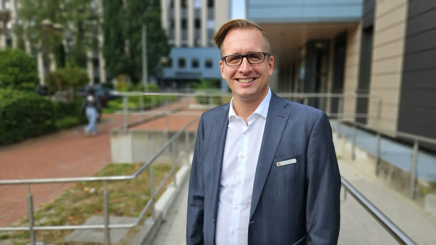 Landrat Stephan Siefken dankt den zuständigen Ministerien von Bund und Land für die Unterstützung des Projekts „TIMo“.