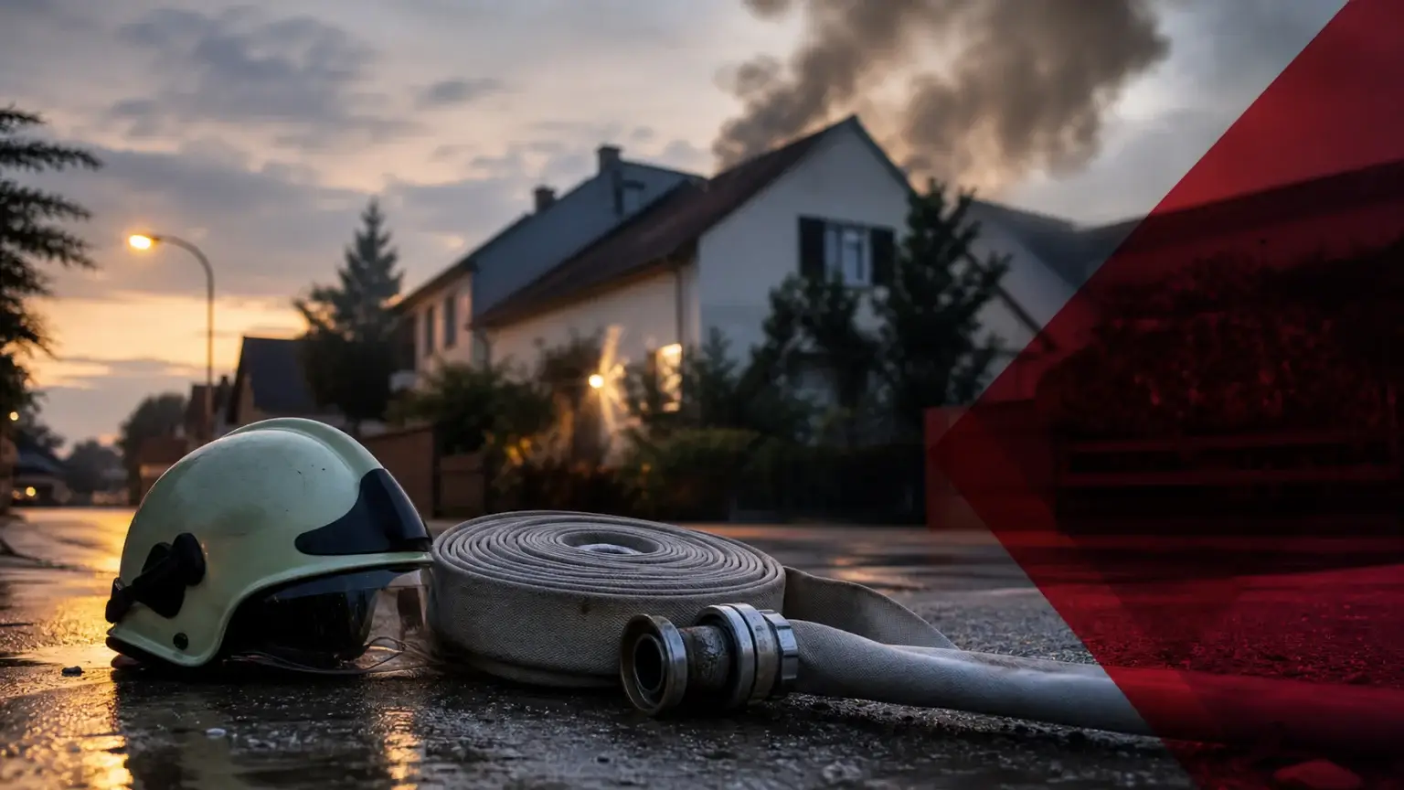 Brand in Delmenhorst: Akku eines Krankenfahrstuhls entzündet Kunststoff-Fahrradgarage
