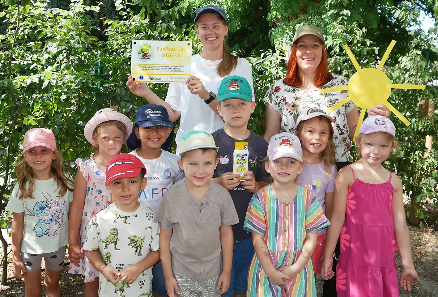 Kindertagesstätte „Du und Ich“ in Cloppenburg als „SunPass-Kita 2026/2027“ ausgezeichnet
