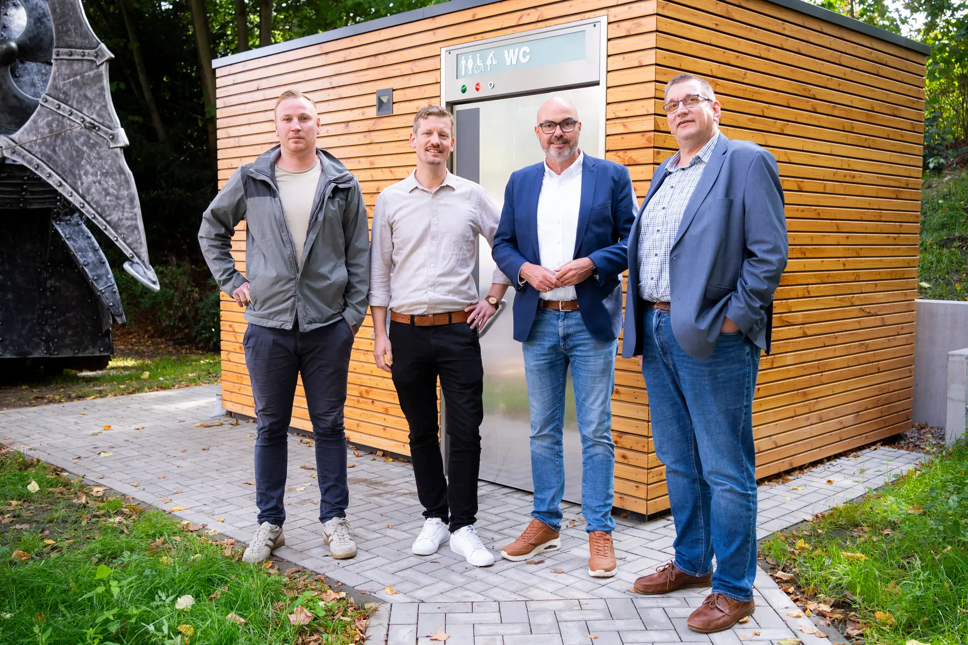 Abbildung zu den neuen WC-Anlagen in der Northeimer Innenstadt (Details im bereitgestellten Inhalt nicht sichtbar).