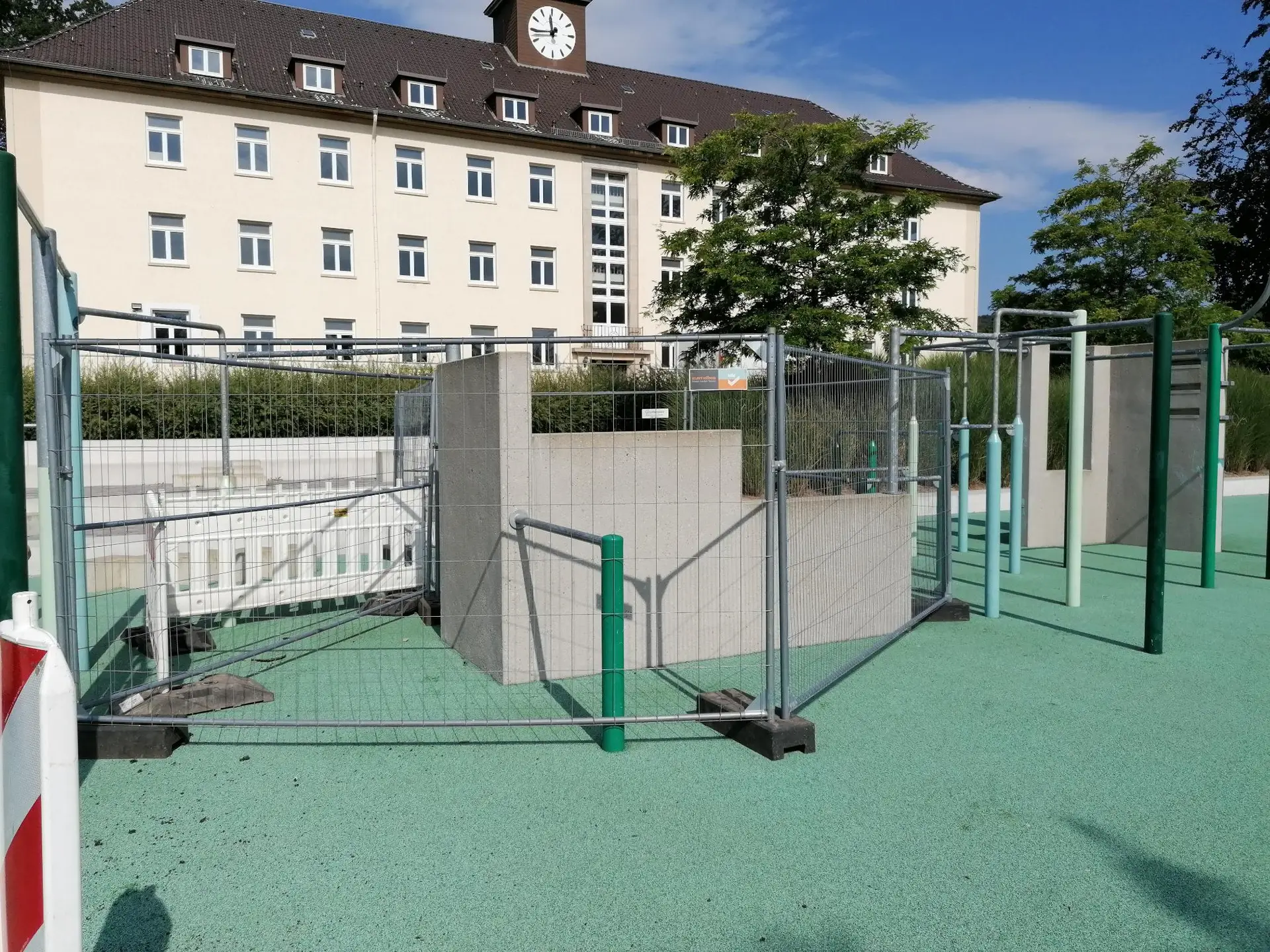Teile des Ada-Lessing-Parks in Hameln weiterhin gesperrt