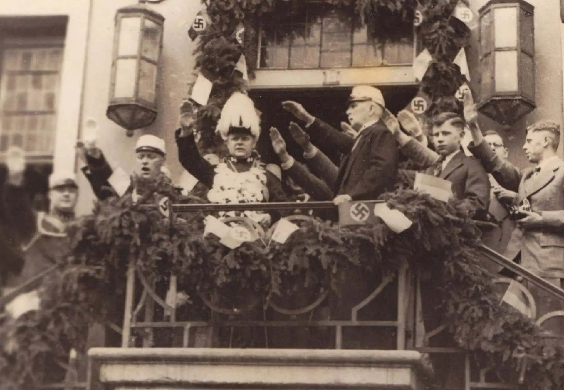 Historische Aufnahme des Kivelingfestes 1937.