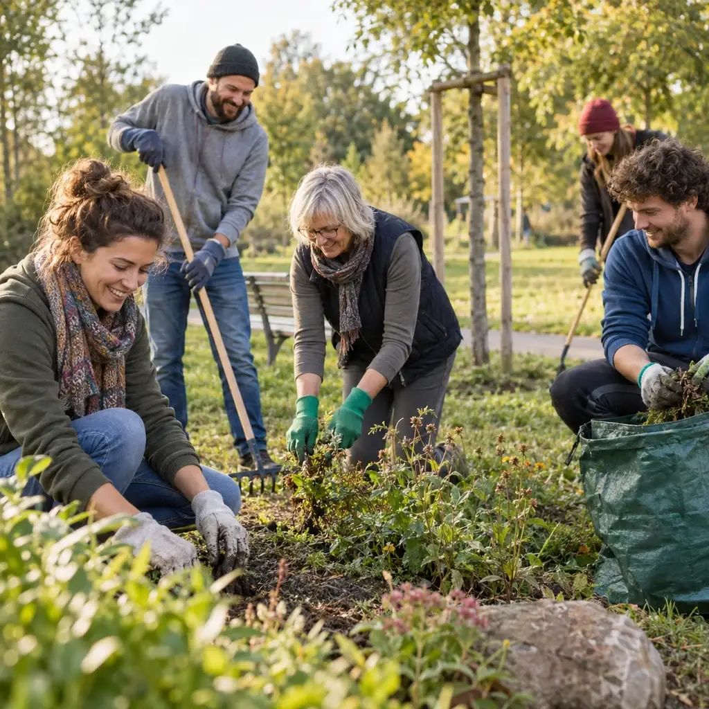 Direktanlieferung von Baum- und Strauchschnitt im Kompostwerk